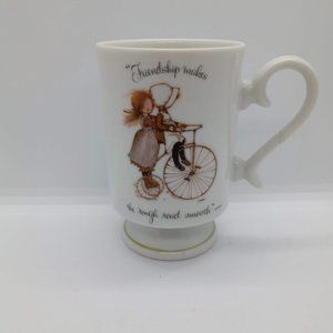 Holly Hobbie ceramic MUG Friendship makes the rough road smooth